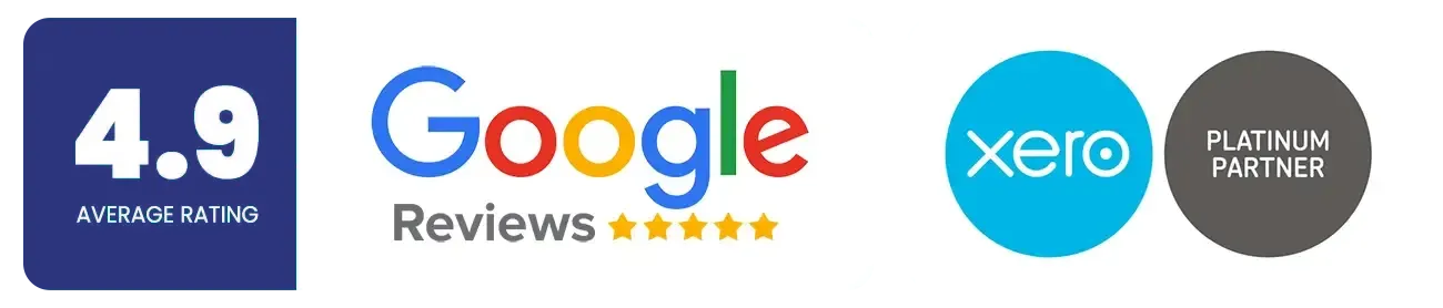 4.9 average rating on Google Reviews. Xero Platinum Partner.